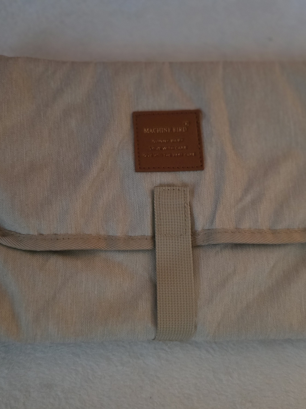 Tan Baby Travel Changing pad